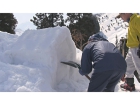 雪の祠を作る